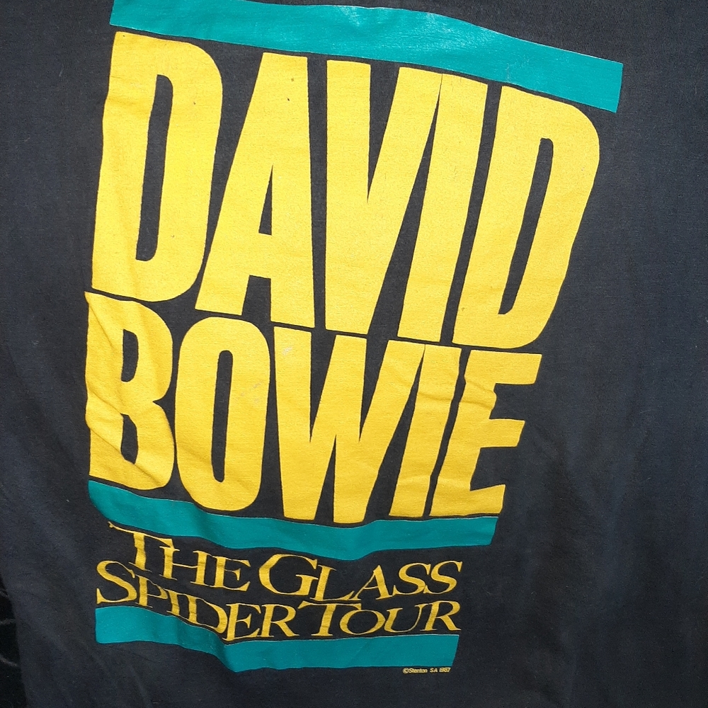 Vintage 1987 David Bowie tour shirt